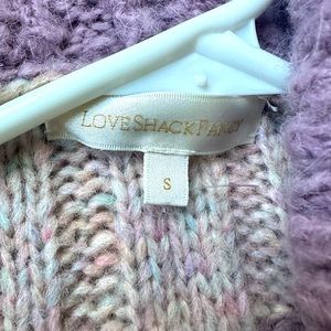 Love shack fancy sweater.